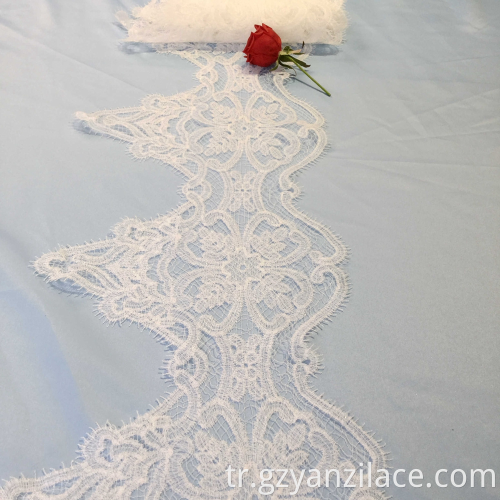 Off White Lace Trim Border Ribbon for Sale